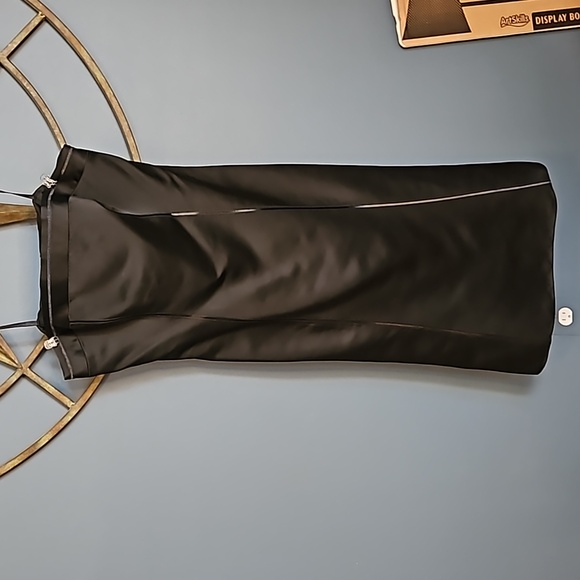 Ann Taylor Strapless Satin Midi Dress - Picture 10 of 11